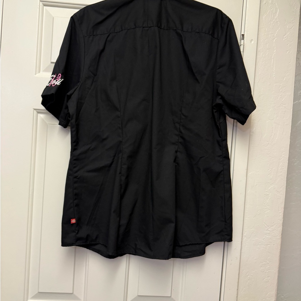 Dickies Men's Black Short Sleeve Shirt Jacket